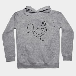 Picasso's Rooster Hoodie